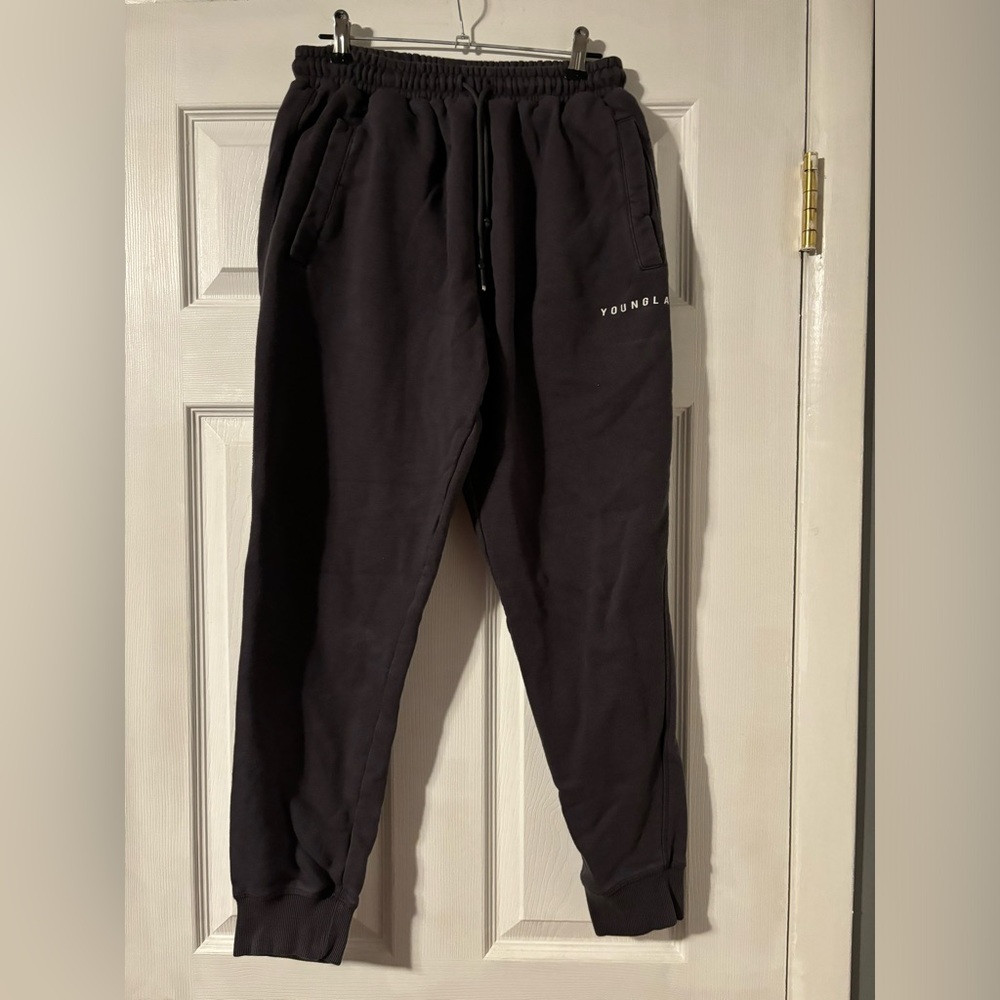 YoungLA sweat pants grey